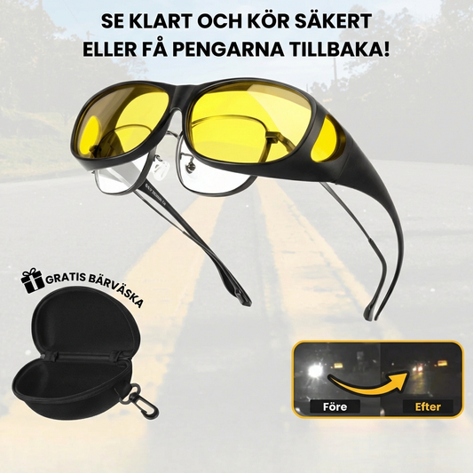 Kör i mörker utan att bli bländad