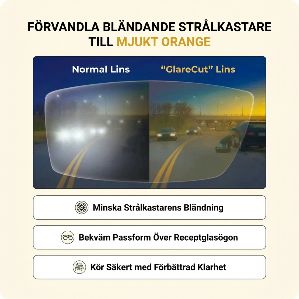 Kör i mörker utan att bli bländad