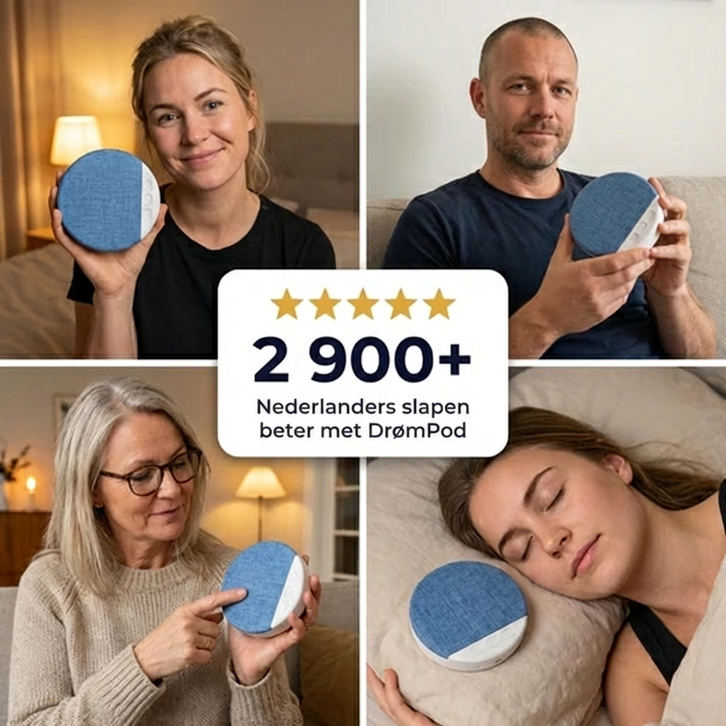 DrømPod - Slaap met je favoriete geluid, zonder je partner te storen